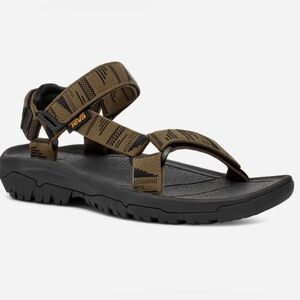Men’s Teva Hurricane XLT2 Sandals Chara Dark Olive Green and Black Size 13